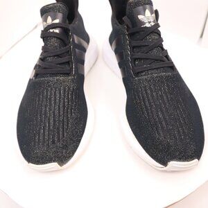 Adidas Eva 791005 Women's Sneaker Shoe Size 7.5 Black and Gold Trainers